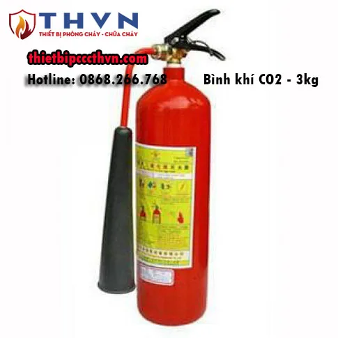 Bình chữa cháy khí CO2 3kg