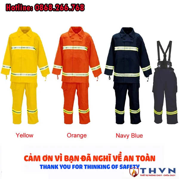 Quần áo chống cháy Nomex 2 lớp