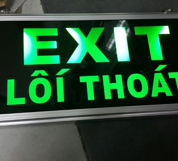 Đèn LED exit chỉ dẫn 1 mặt