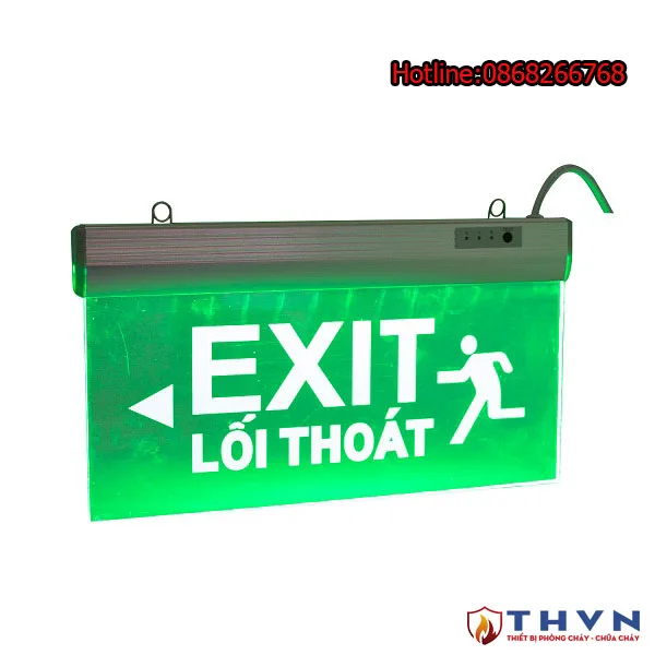Đèn LED exit chỉ dẫn 1 mặt
