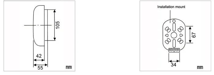 Bản vẽ kỹ thuật chuông báo cháy Formosa FW-6B chính hãng