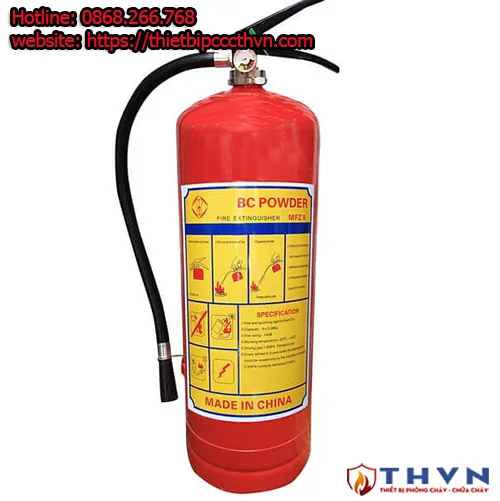 Bình chữa cháy bột BC 8kg MFZ8
